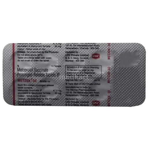 metzok 50mg tablet 10's